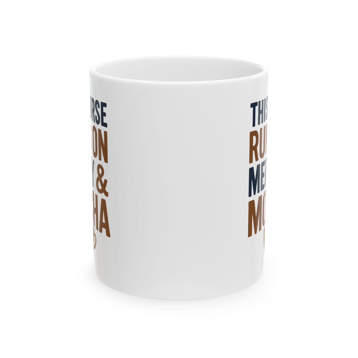 This Nurse Runs on Mercy & Mocha Mug | Christian Nurse Gift