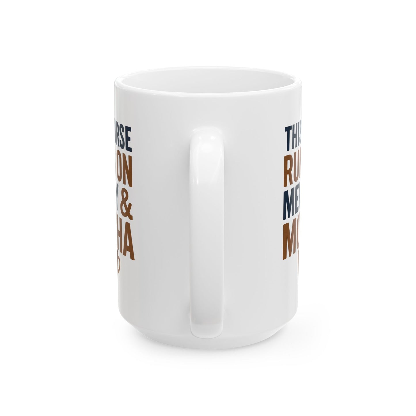 This Nurse Runs on Mercy & Mocha Mug | Christian Nurse Gift