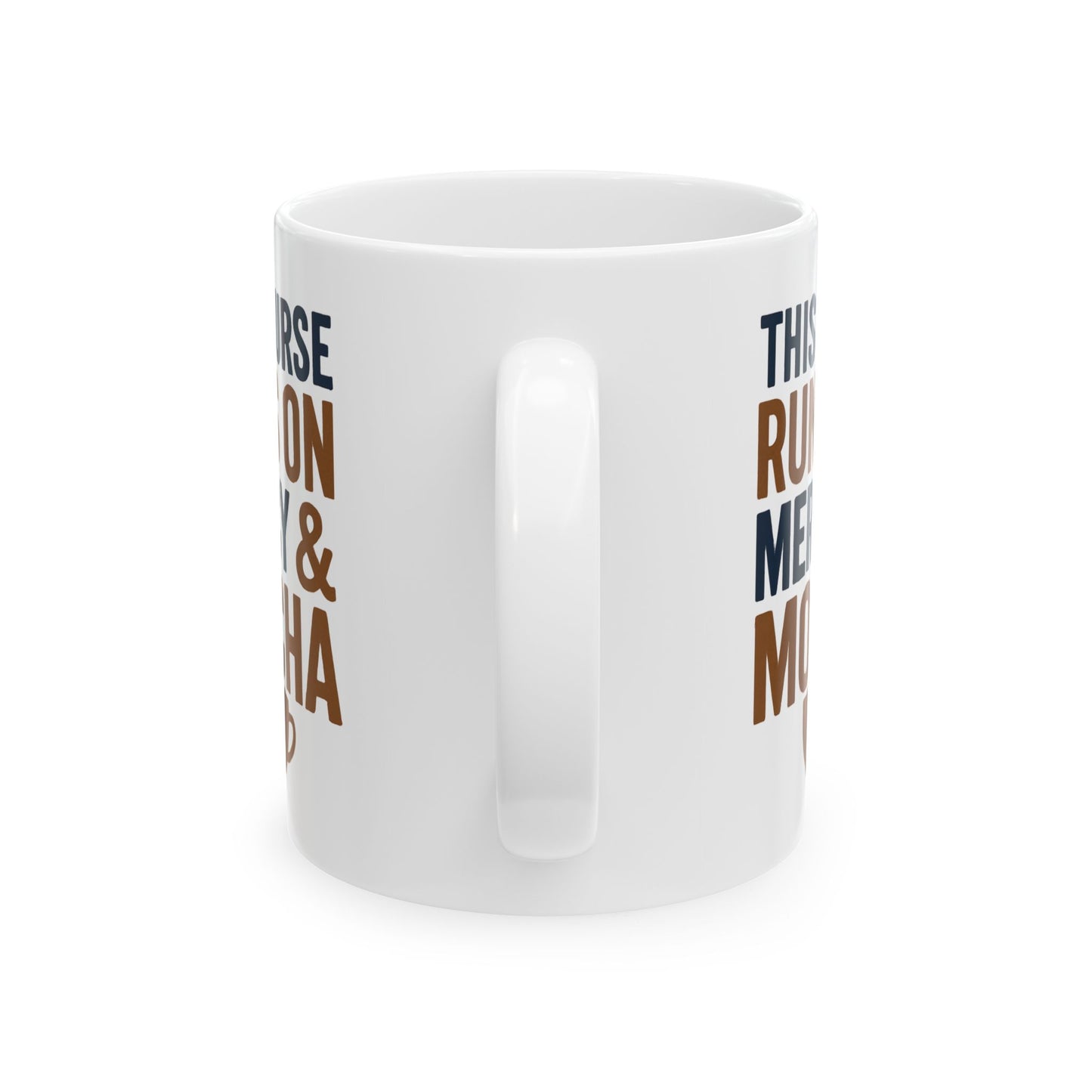 This Nurse Runs on Mercy & Mocha Mug | Christian Nurse Gift