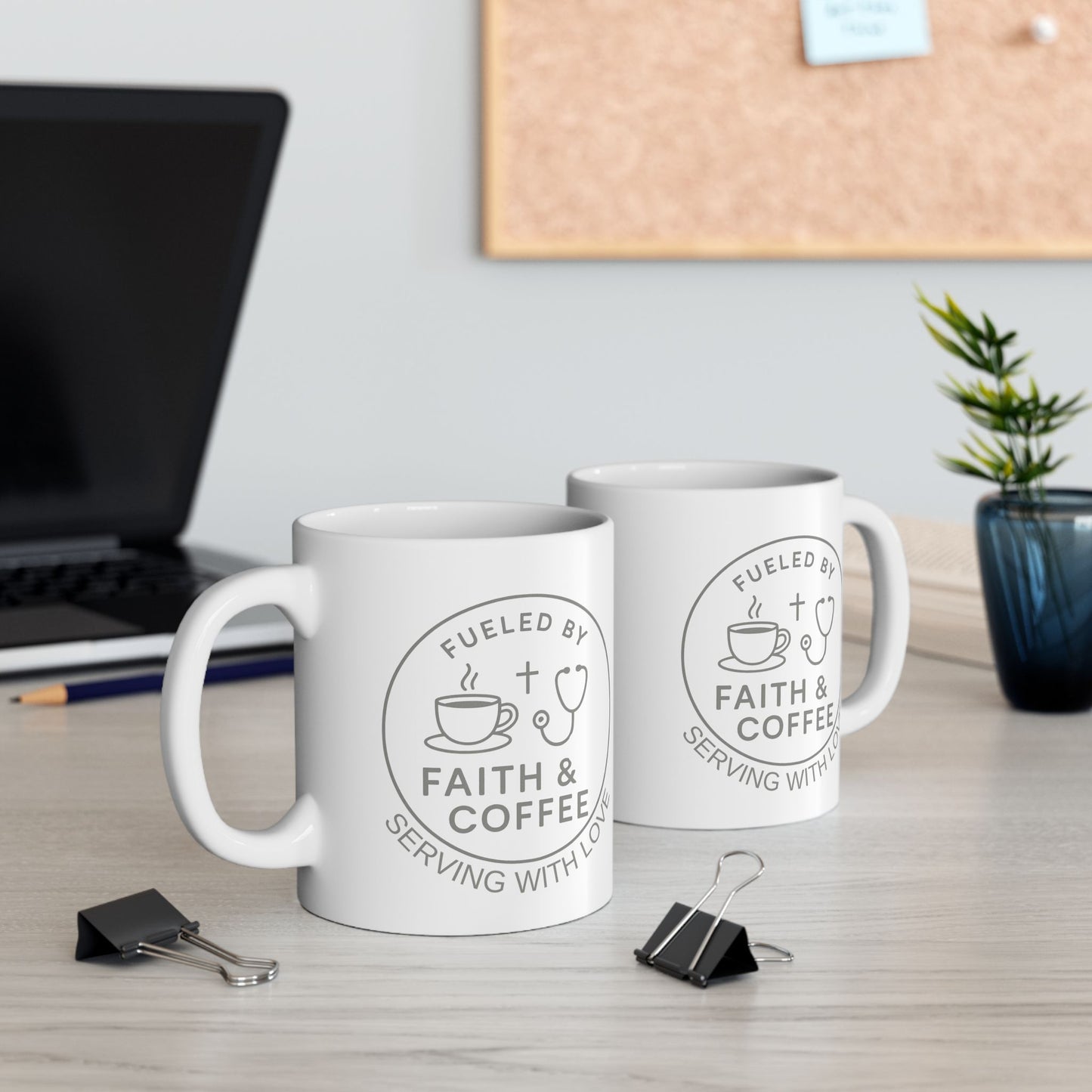 Charming Ceramic Mug - Perfect Gifts For a Cristian Nurse Who Loves Coffee
