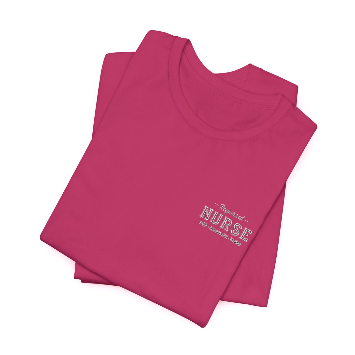 Nurse Faith Compassion Healing Unisex Tee