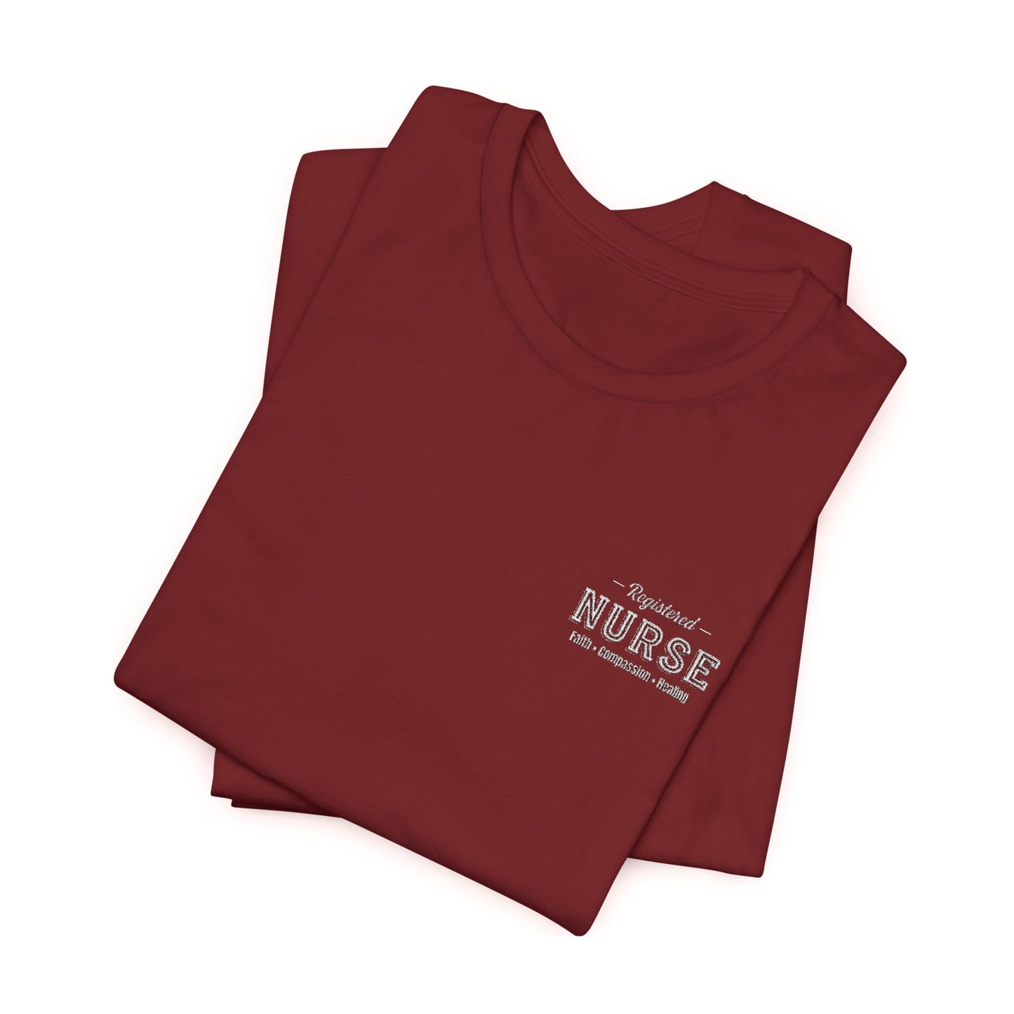 Nurse Faith Compassion Healing Unisex Tee