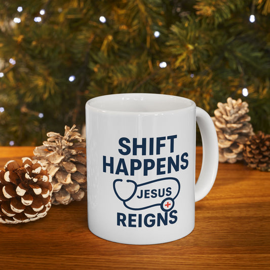 ☕ Shift Happens Mug – Perfect Gift for Nurses