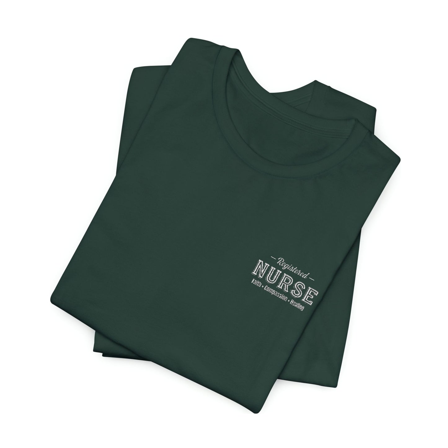 Nurse Faith Compassion Healing Unisex Tee