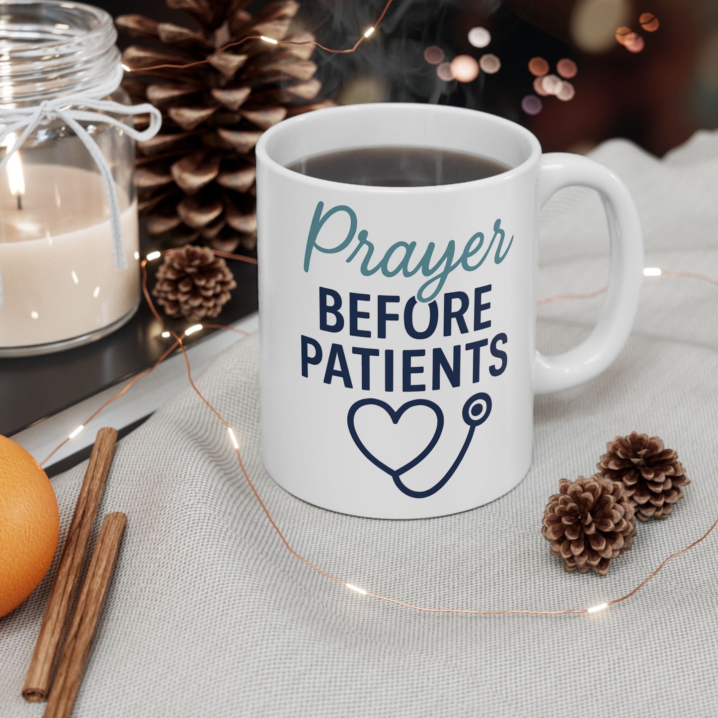 ☕ Prayer Before Patients Mug (11oz & 15oz)