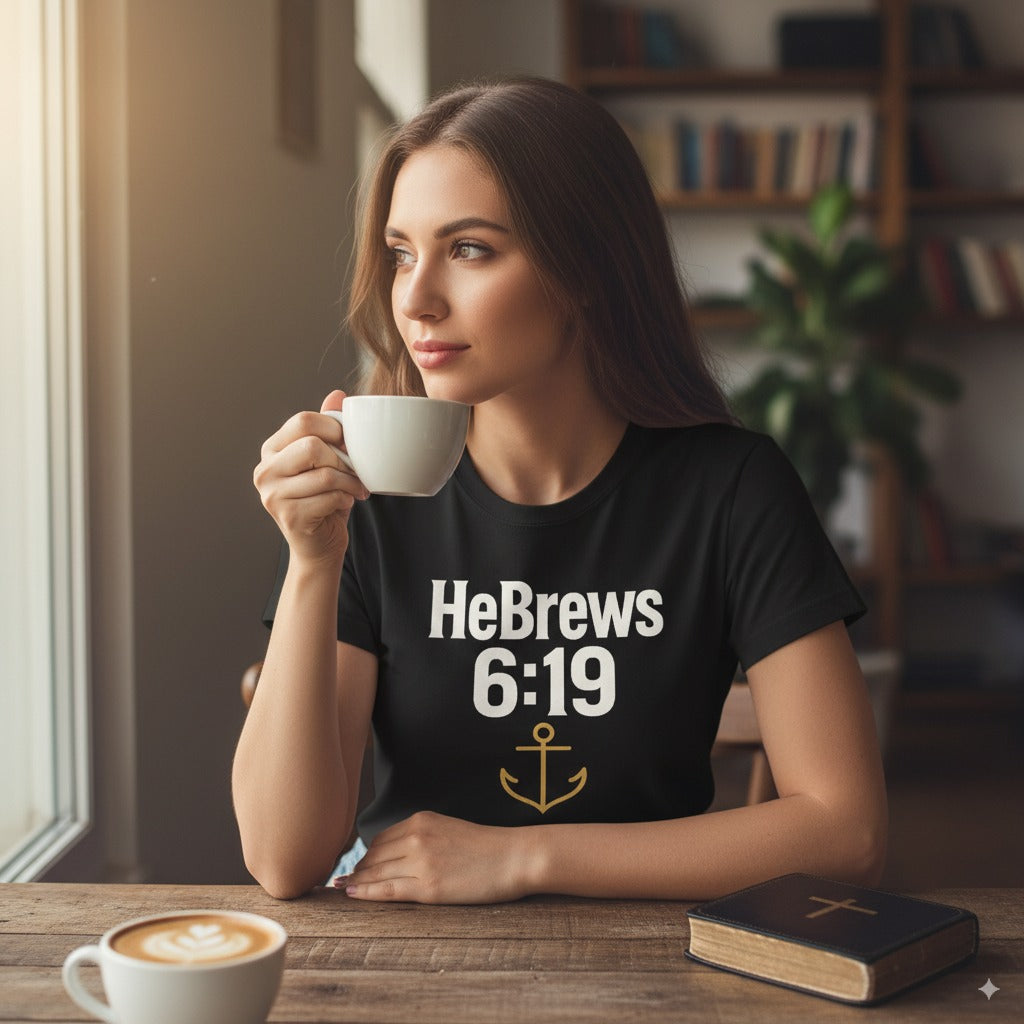 HeBrews 6:19 Coffee Lovers T-Shirt