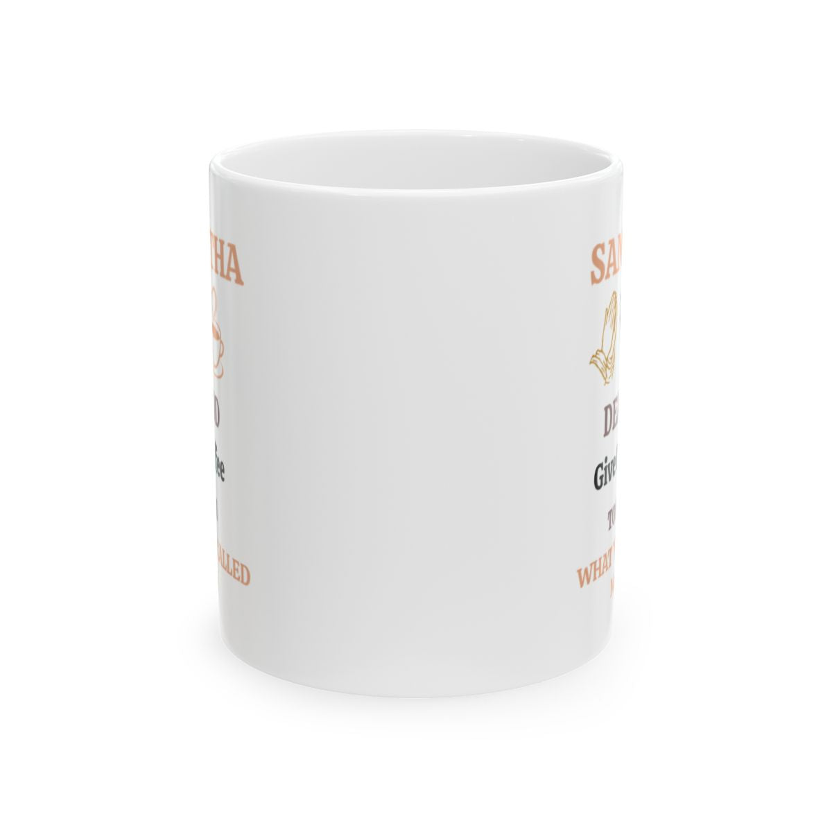 Personalized Ceramic Mug, (11oz, 15oz) - Gift For Nurse