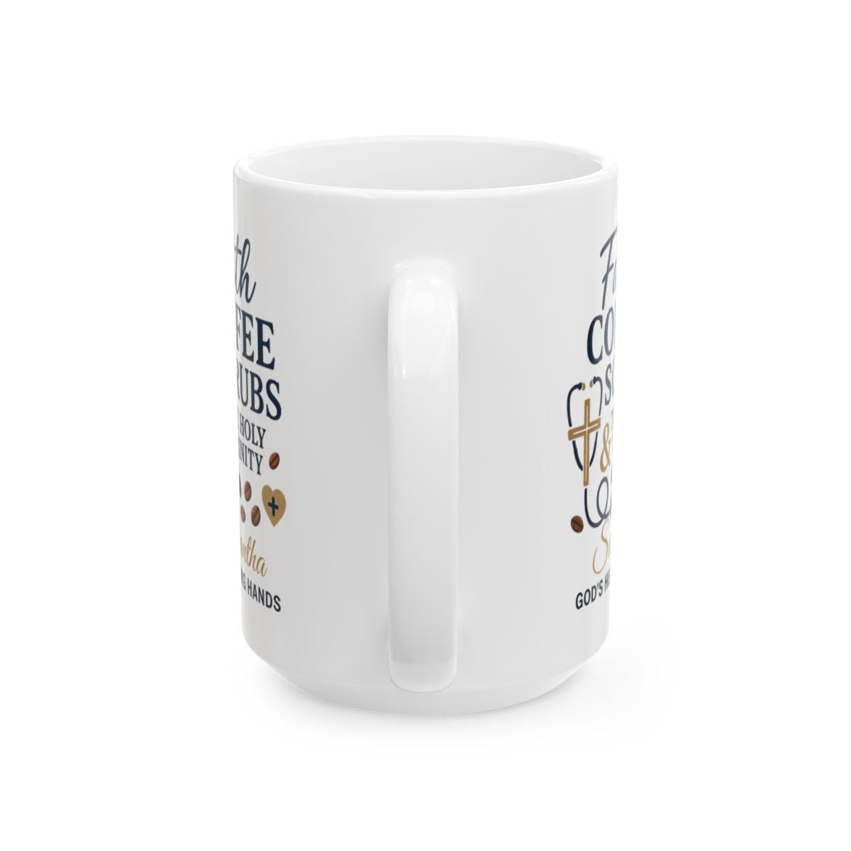 Personalized Gift For Coffee Loving Cristian Nurse - Ceramic Mug, (11oz, 15oz)