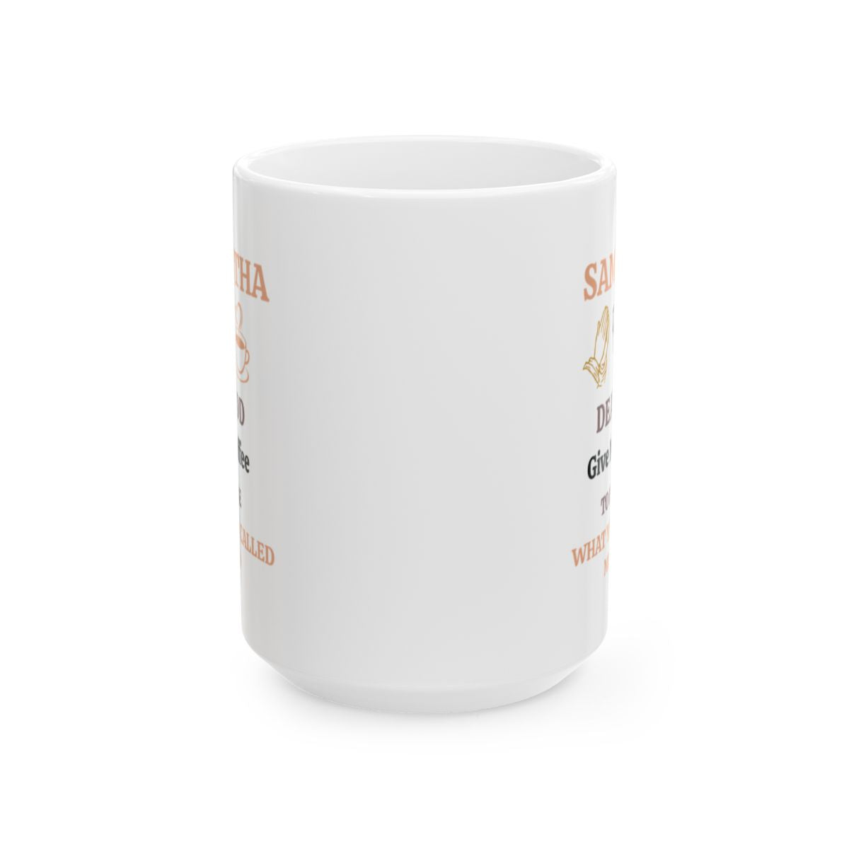 Personalized Ceramic Mug, (11oz, 15oz) - Gift For Nurse